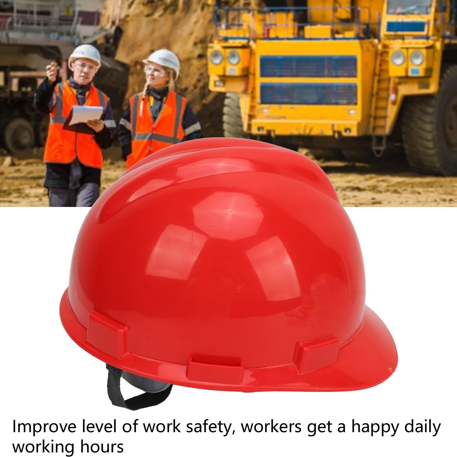 Safety Helmet Reinforced Breathable Safety Helmet Printing Construction Engineering Customization