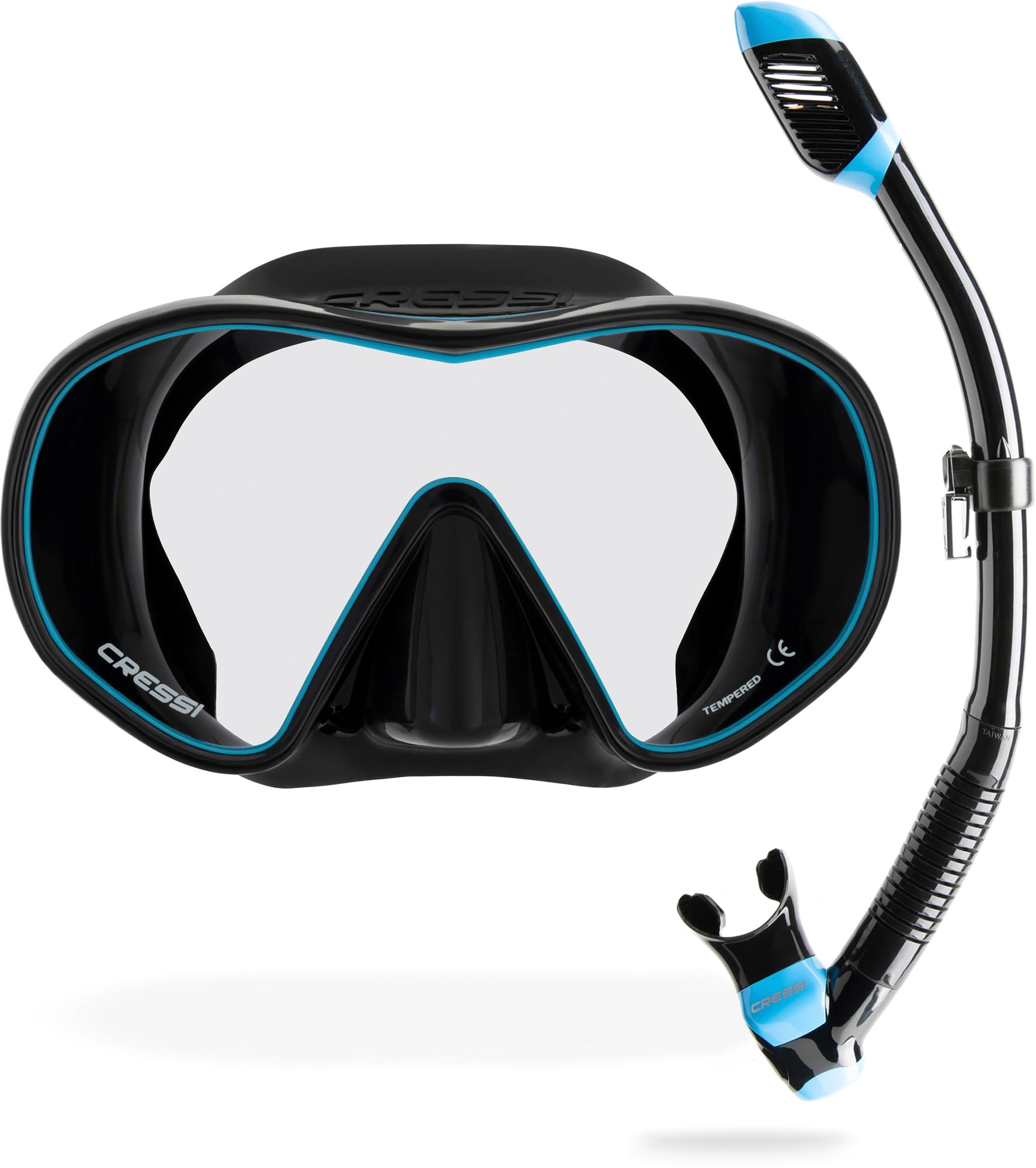 Cressi F-Dual & Supernova Dry, Blanco/Rosa