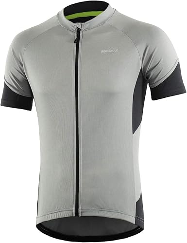 Maglia Ciclismo Uomo Manica Corta - Tessuto Traspirante Con 3 Tasche Posteriori + Zip - Foto 4