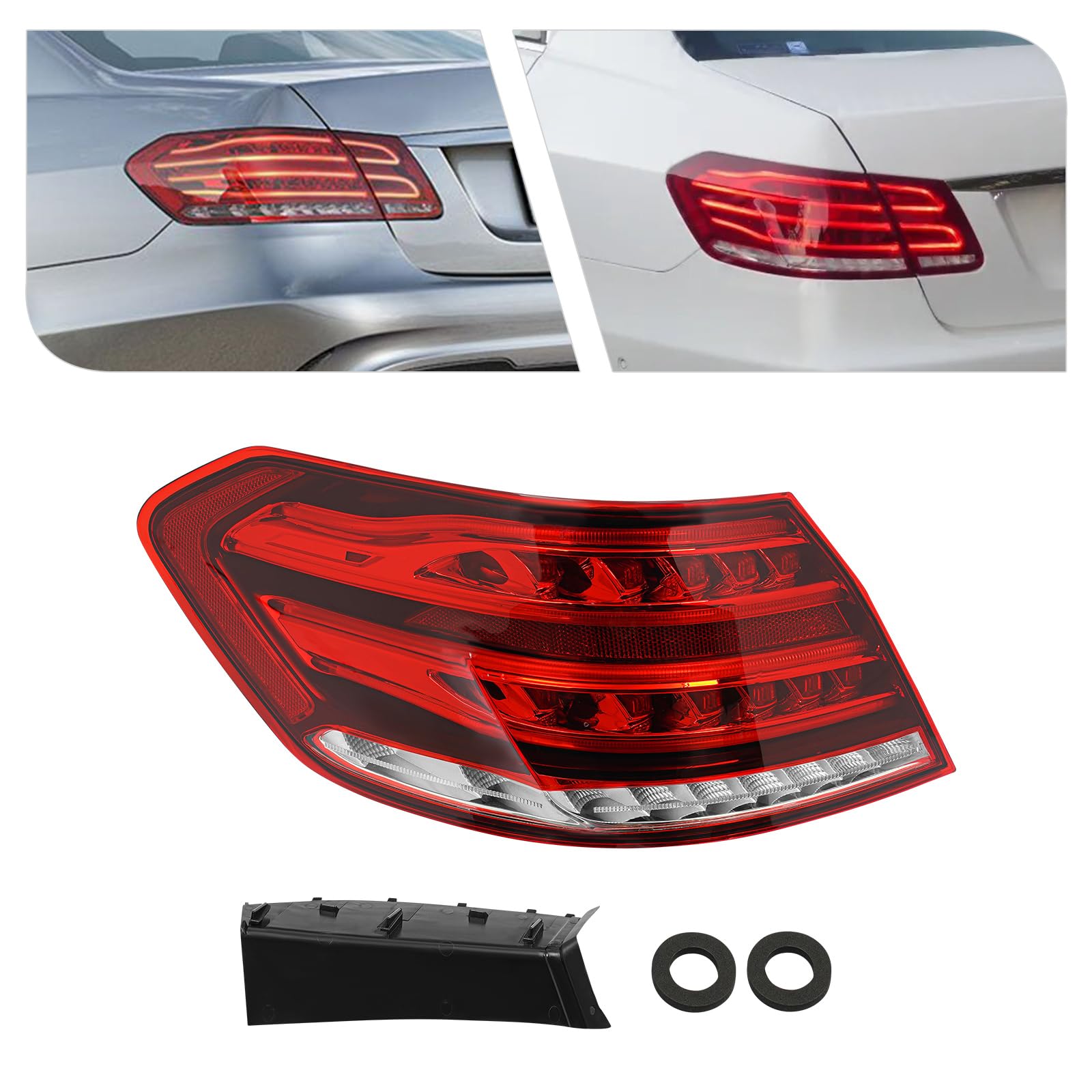 Tail Light 2014-2016 W212 S212 4Dr Sedan Left Rear LED OEM 2129060757 image 9