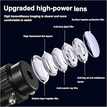 Astronomical Telescope, 525X Magnification Capacity, 76 mm Lens Aperture, 700 mm Focal Length, High Resolution Image, 113 cm Tripod Length, Mirrored Astronomical Telescope for Children and Adults