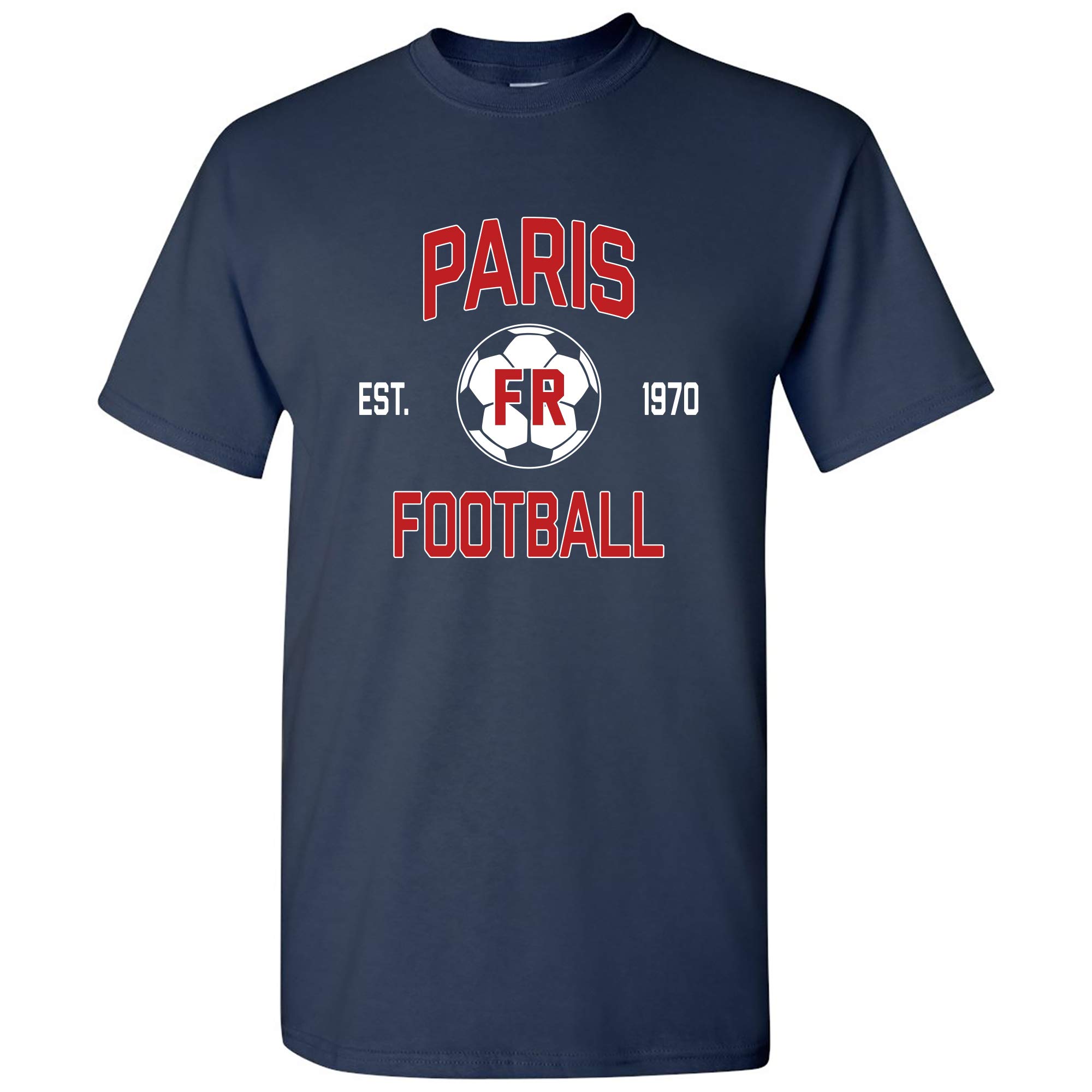 World Classic Soccer Football Arch Cup T Shirt, Paris Home Navy, Large โ image 1