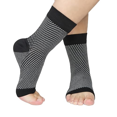 Miniatura 1 de Calcetines de neuropatía para mujeres y hombres, calcetines de fascitis plantar, manga de compresión de tobillo, calcetines de alivio de tobillo