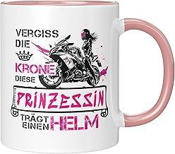 Motorcycle Mug - Gifts for Women Girlfriend Wife - Motorcyclist - Gift Idea - Coffee Mug - Funny - Biker - Mug (Pink)