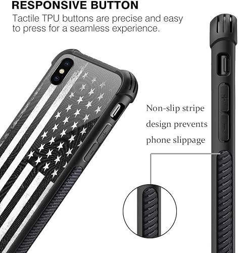 Miniatura 5 de Funda para iPhone Xs Max, de cristal templado 9H para iPhone Xs Max, diseño a prueba de golpes, antirrayones, para Apple iPhone Xs Max de 6.5