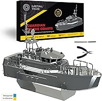 Vista 1 de METAL-TIME Guardian of The Coasts Guard Metal Crafts CG-47305 - Kit de modelo, diseño creativo, rompecabezas 3D de acero inoxidable resistente al