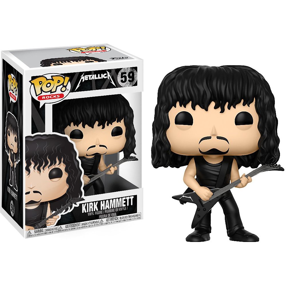 Amazon.com: Funko Kirk Hammett: Metallica x POP! Rocks Vinyl