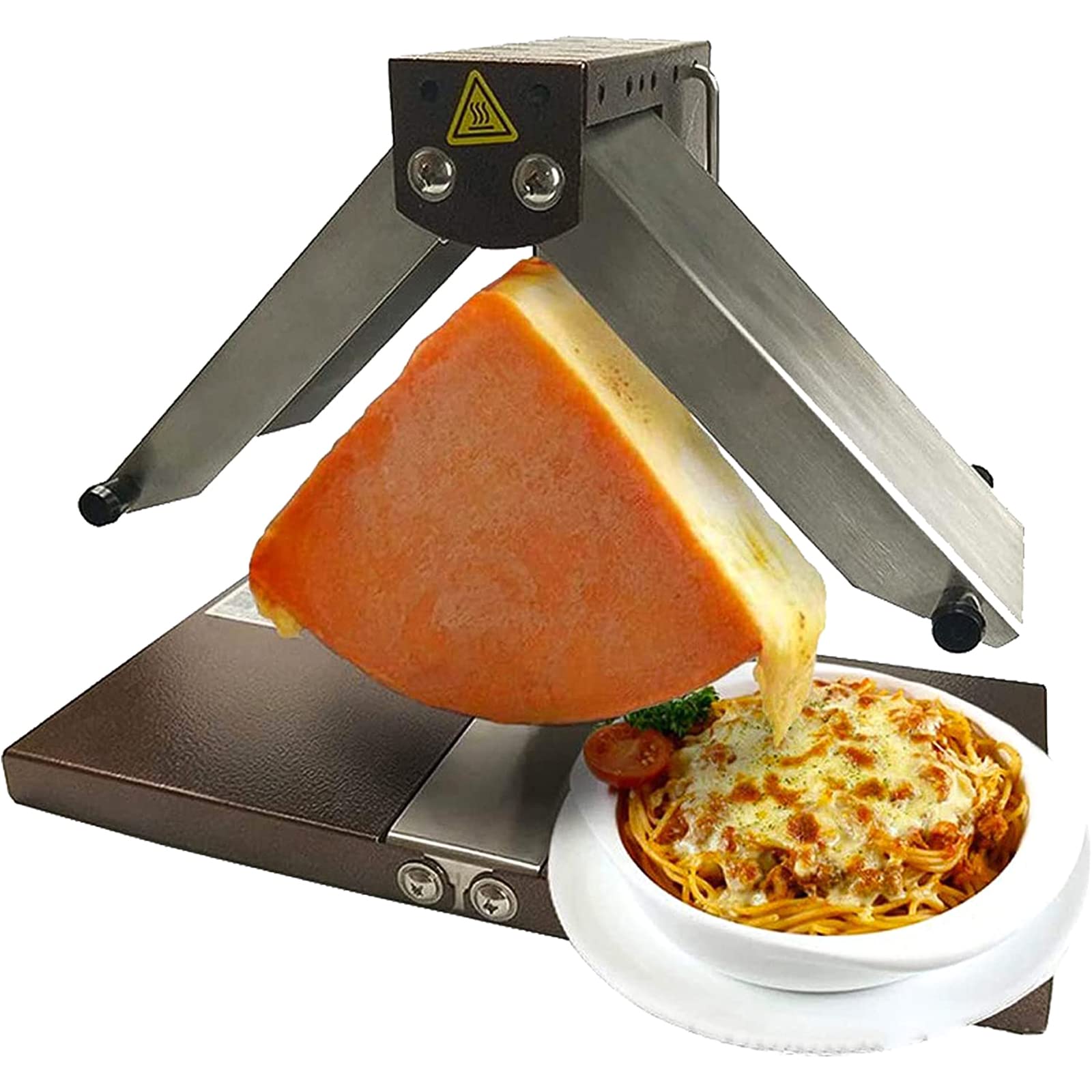 Macchina elettrica per la fusione del formaggio, 1000 W, apparecchio di riscaldamento per formaggio commerciale per fonduta e fusione, ideale per ristoranti e uso domestico