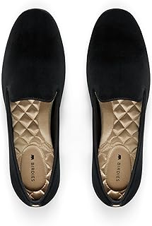 Starling Women’s Slip-On Flats, Cushioned Loafer, Ballet-Flat Comfort, Almond Toe Shoe