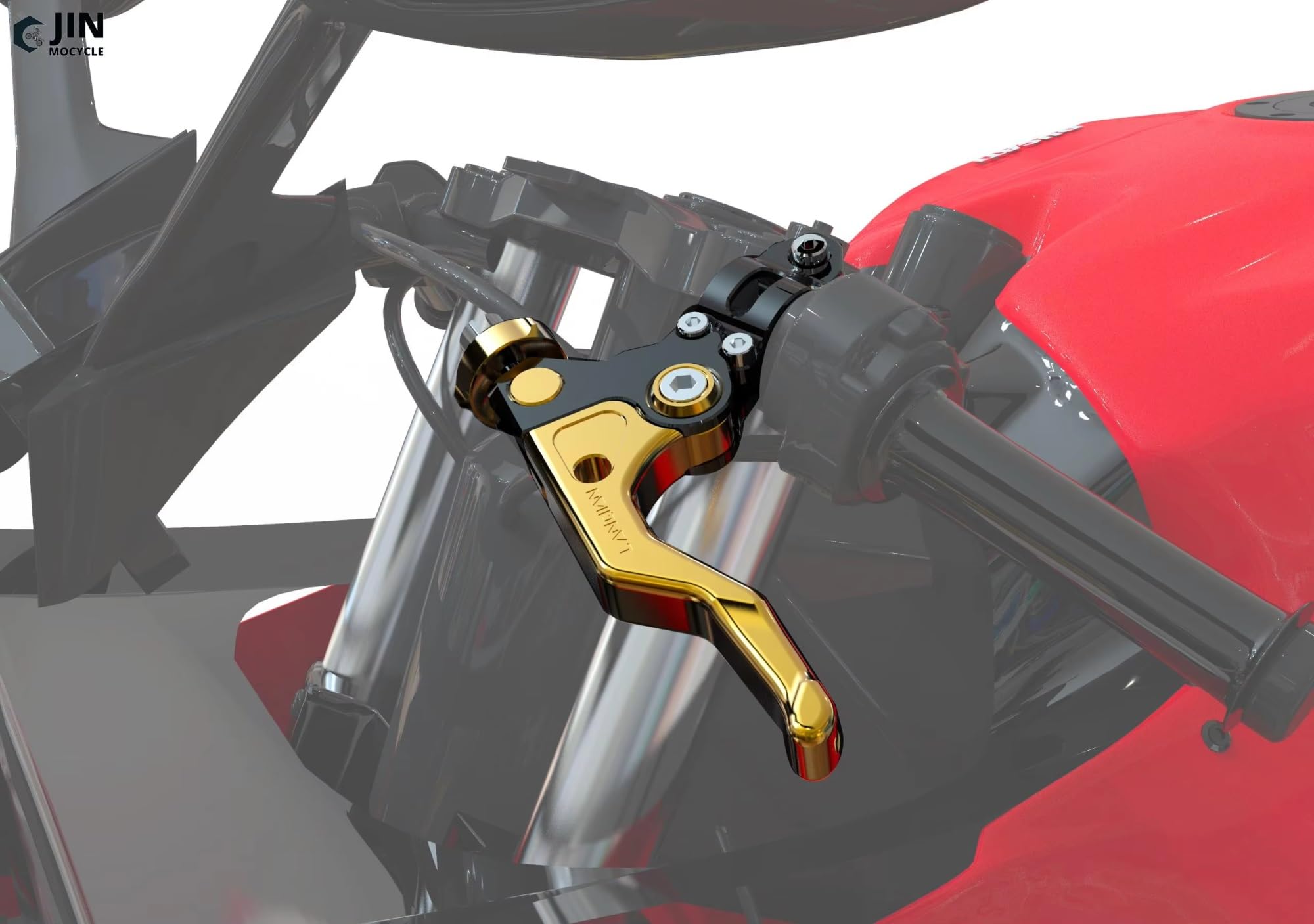 Leva Frizione Freno per Suzuki per DRZ400 per DR250R per RMZ250 per DRZ400R Motocross Breve Acrobazia Leva Frizione Facile Tirare Il Cavo Ridurre Le Leve di Resistenza(Gold)