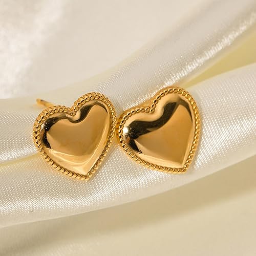 Miniatura 7 de Aretes de aro de oro para mujer, chapados en oro de 14 quilates, aretes colgantes de turquesa con cierre de palanca, hipoalergénicos, a la moda,