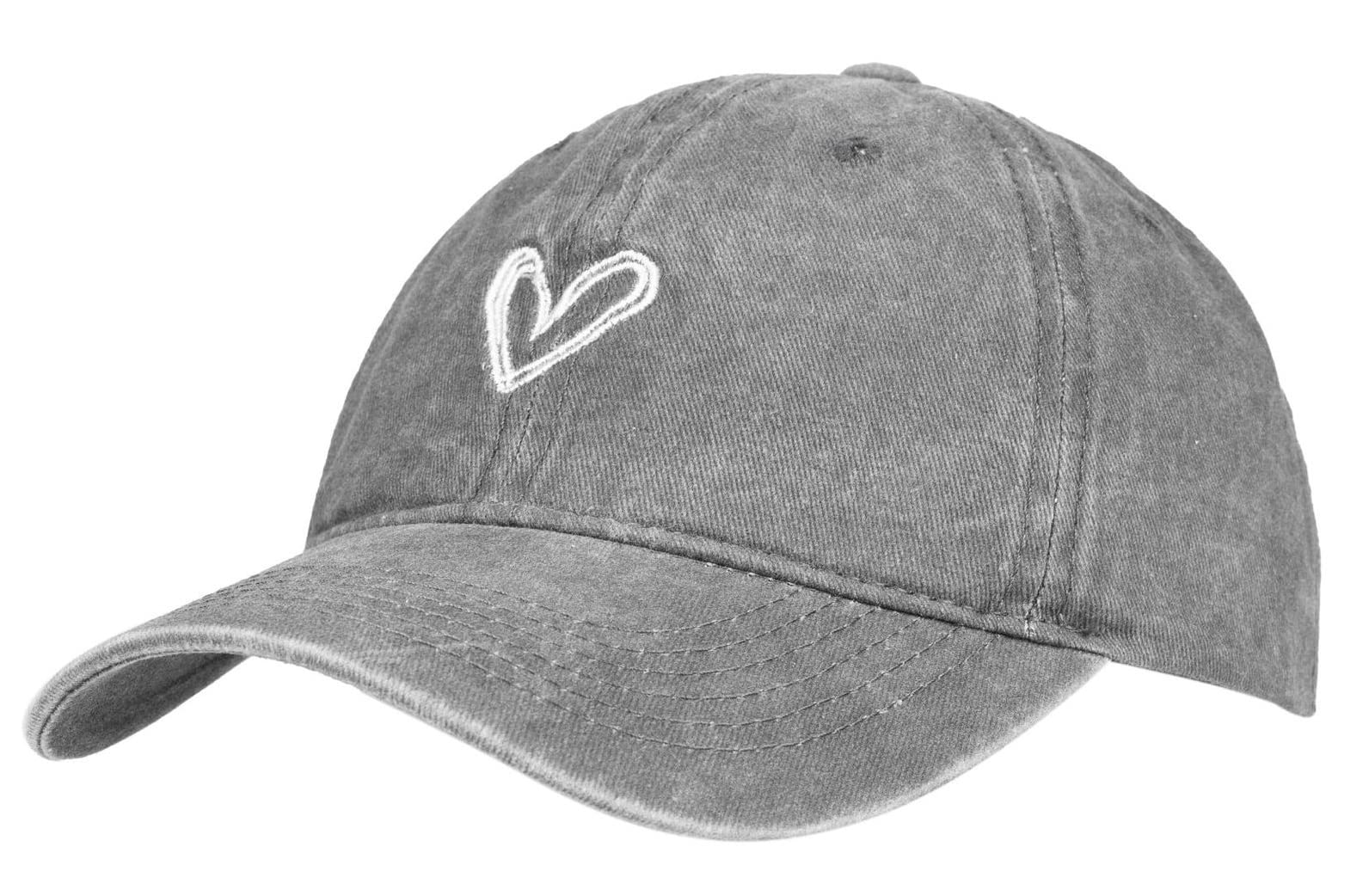 SwooKSwooK Stonewash Snapback Baseball Cap Caps for Mens Boys Womens Girls Cap Sport Adjustable Cotton Mens Boys Caps (Grey)