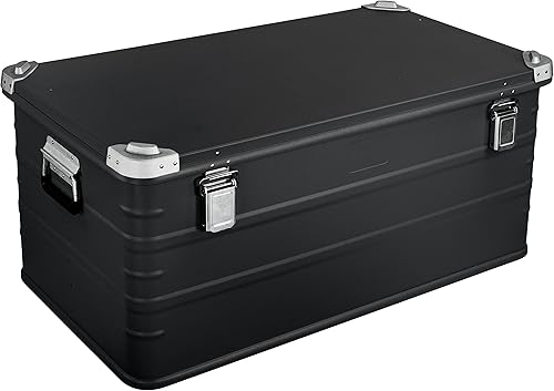 Miniatura 7 de Eylar Crossover - Almacenamiento de aluminio sobre tierra maletero funda de carga de metal caja de almacenamiento combo de 4 piezas gris 30L 50L 95