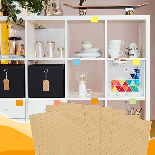 Miniatura 7 de Paquete de 6 cintas adhesivas de transferencia 3M 300LSE de doble cara, hojas adhesivas de doble cara de 12 x 12 pulgadas, cinta adhesiva de doble