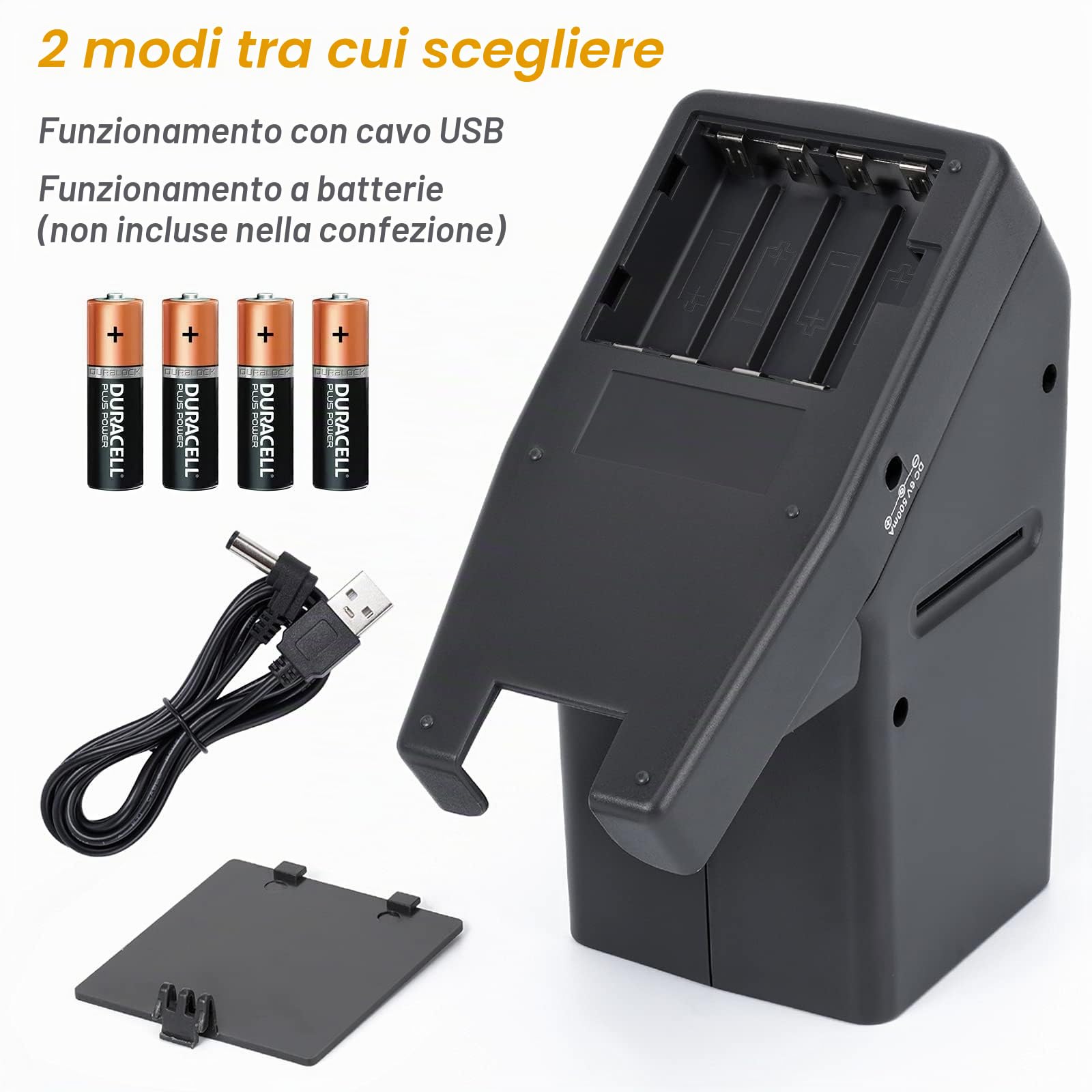 Proiettore di Diapositive e Negativi da 35mm, Visualizzatore di Diapositive, Illuminata a LED con Ingrandimento 3X