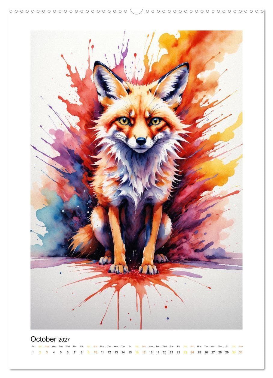 Fantastic Animal World: A Play of Colors and Elegance (Wall Calendar 2027 DIN A2 portrait), CALVENDO 12 Month Wall Calendar: Immerse yourself in the ... brings the diversity of nature to life.