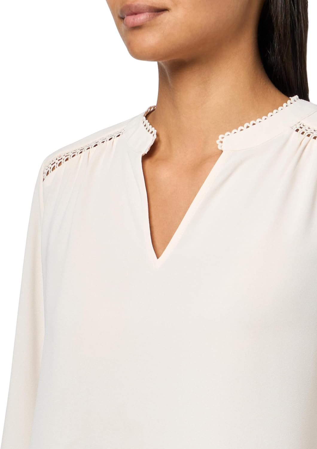 Jones New York Womens Jones New York Women's 3/4 Sleeve V-Neck Top - Image 3