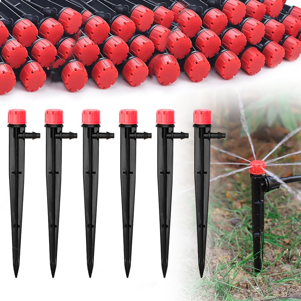 Casenly 50 Stck Gardena Micro Drip, 360 Grad 8-Loch Einstellbare  Bewsserung Sprinkler Verbinder Wasser Bewsserung Tropfer fr 4/7mm  Schlauch fr Blumenbeete Topfpflanzen : Amazon.de: Garten