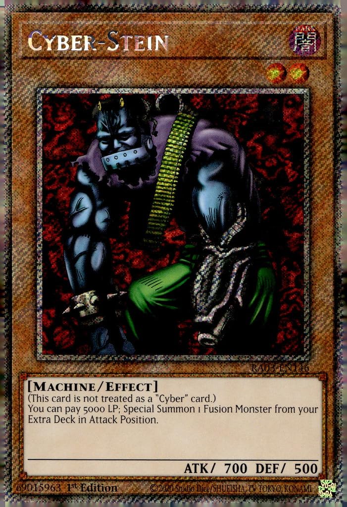 YU-GI-OH! Cyber-Stein (Platinum Secret Rare) - RA03-EN146 - 1st Edition - 1 Count - Trading Card Game Singles - Collectible Card