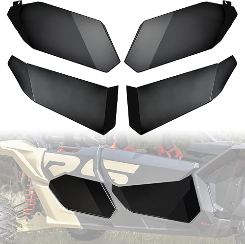 SAUTVS Paneles de puerta inferiores de aluminio para Can Am Maverick X3 Max, insertos de media puerta inferior de aluminio para accesorios Can-Am disponible en Yaxa Peru