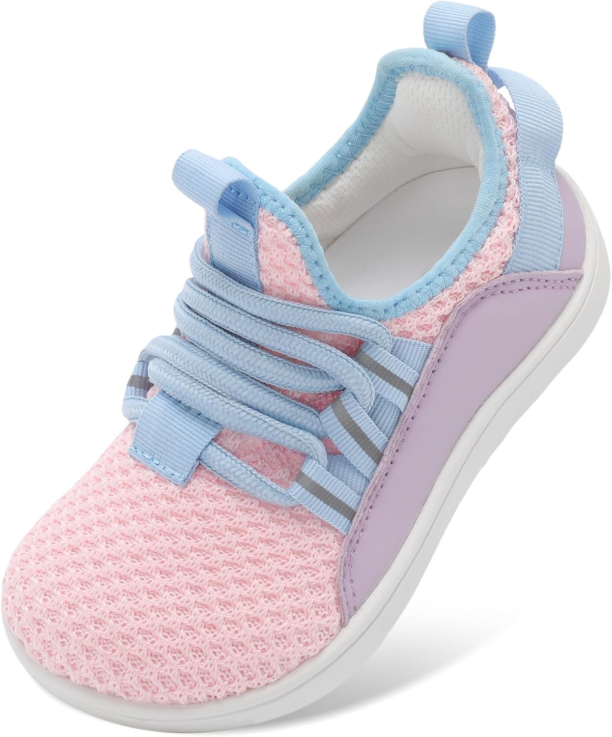 FEETCITY Toddler Shoes Girls Boys Wide Shoes Kids Barefoot Shoes Zero Drop Minimalist Sneakers Slip on Toddler Tennis Sneakers