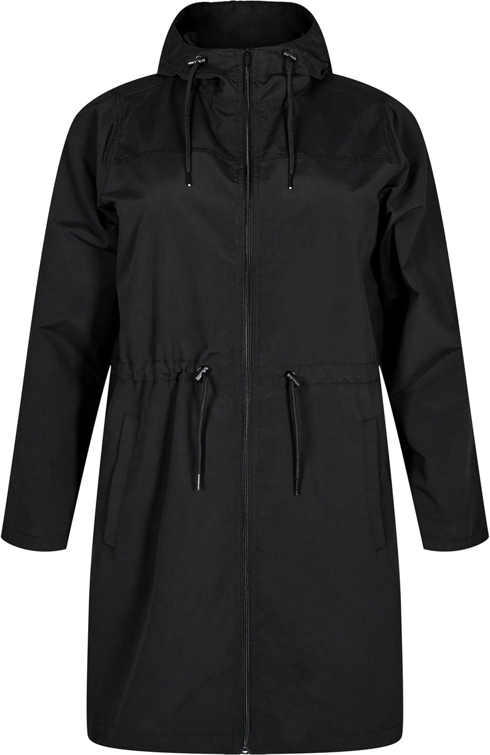 Redpoint grote maat parka winterjas donkergrijs met capuchon