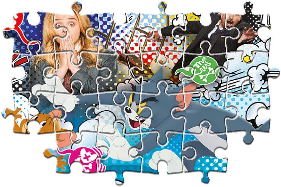 Clementoni 24212, Tom and Jerry Maxi Puzzle for Children- 24 Pieces ...