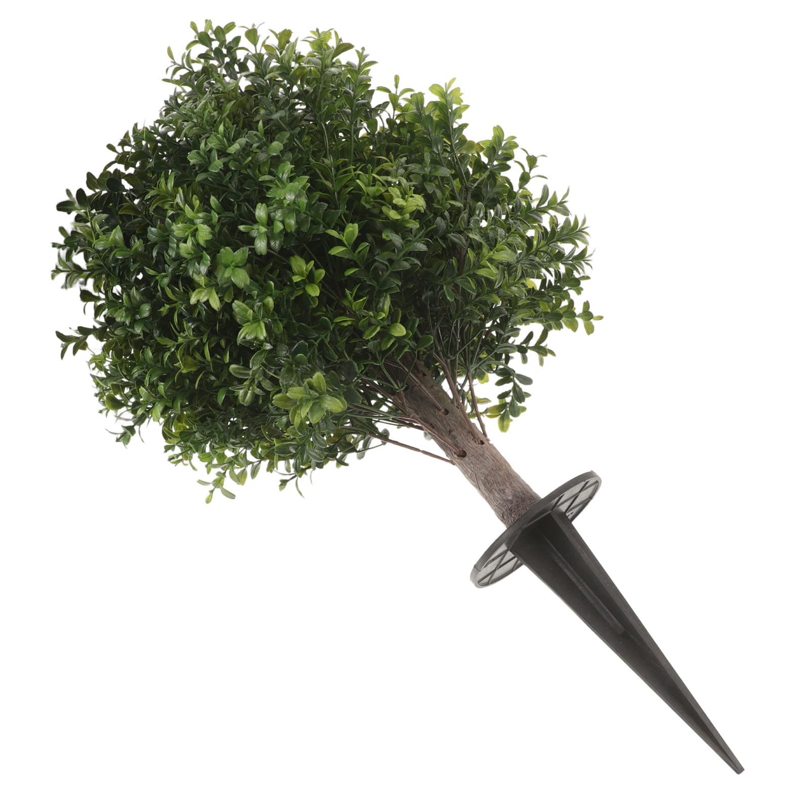 Plante artificielle verte ronde 60x30x30cm boule légère en plastique pour extérieur