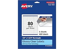 Glossy Clear Labels for Lip Gloss