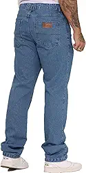 Calça Masculina Tradicional Reta Jeans 100% Algodão Malloy