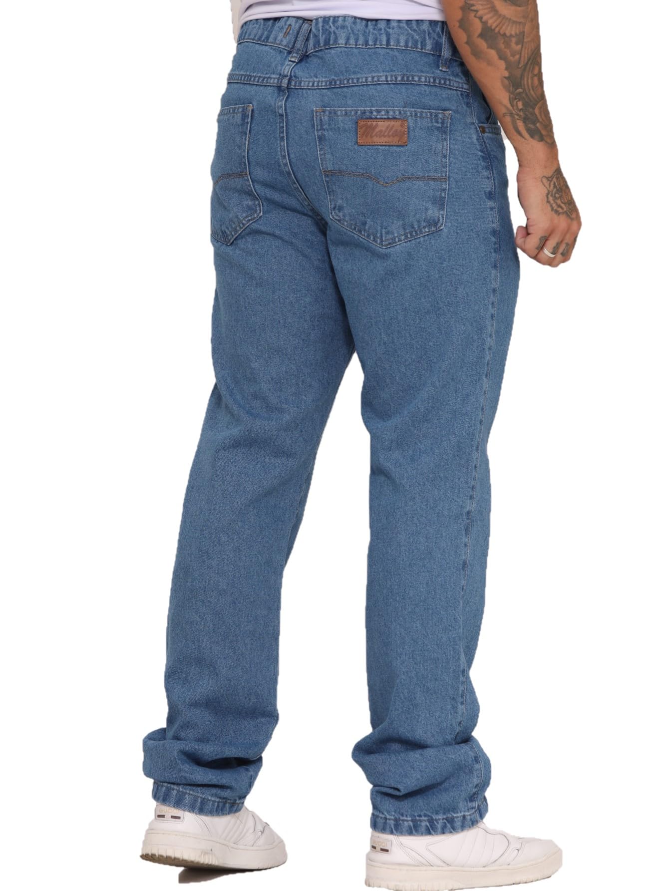 Calça Masculina Tradicional Reta Jeans Denin 100% Algodão Malloy