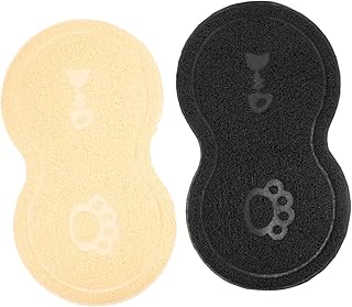 2 Pçs Tapete De Areia Para Gatos Tapetes Para Cães Para Pisos Caixa De Areia Portátil Tapete De Alimentação Tapete Para Pisos Tapete De Areia Para Gatos Tapetes De Alimentação