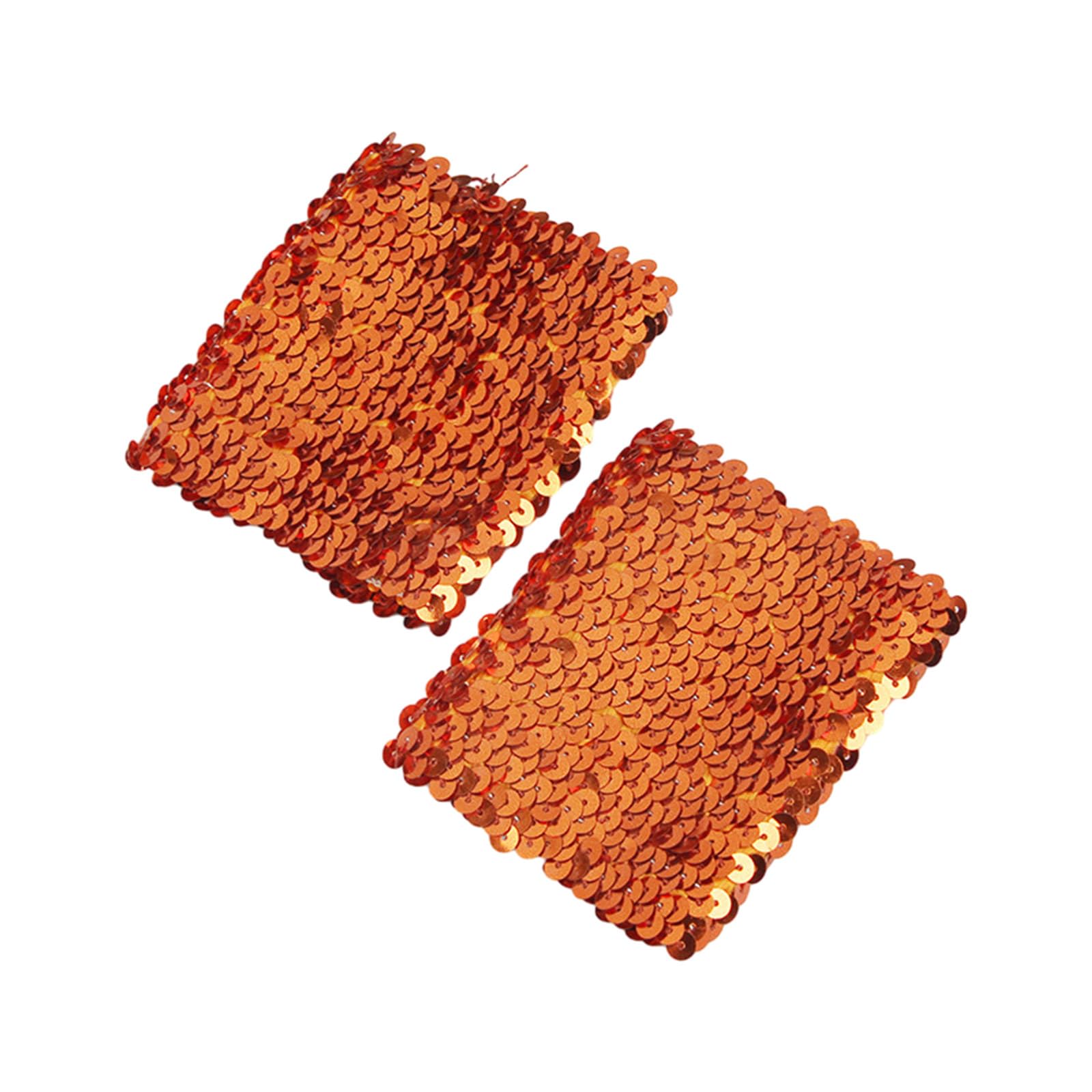 TERNCOEW Wrist Cuffs Stretchable Arm Sleeves For Festive Outfit For Celebrations Stylish Elastic Arm Sleeves Sequins Arm Cuffs