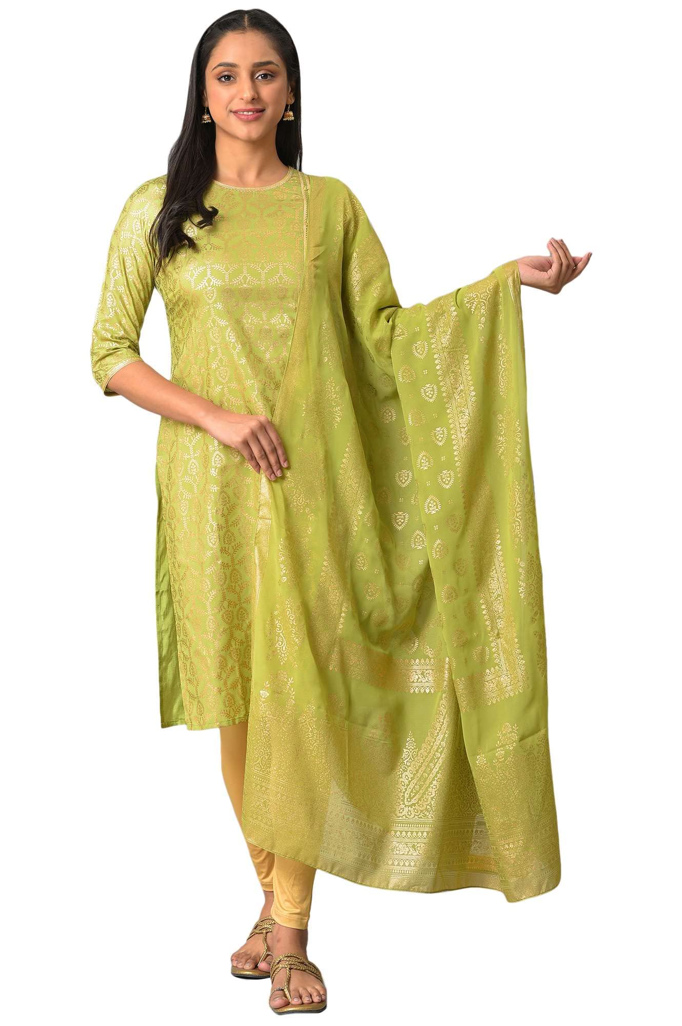 aurelia Women Georgette Regular Dupatta-picture-23