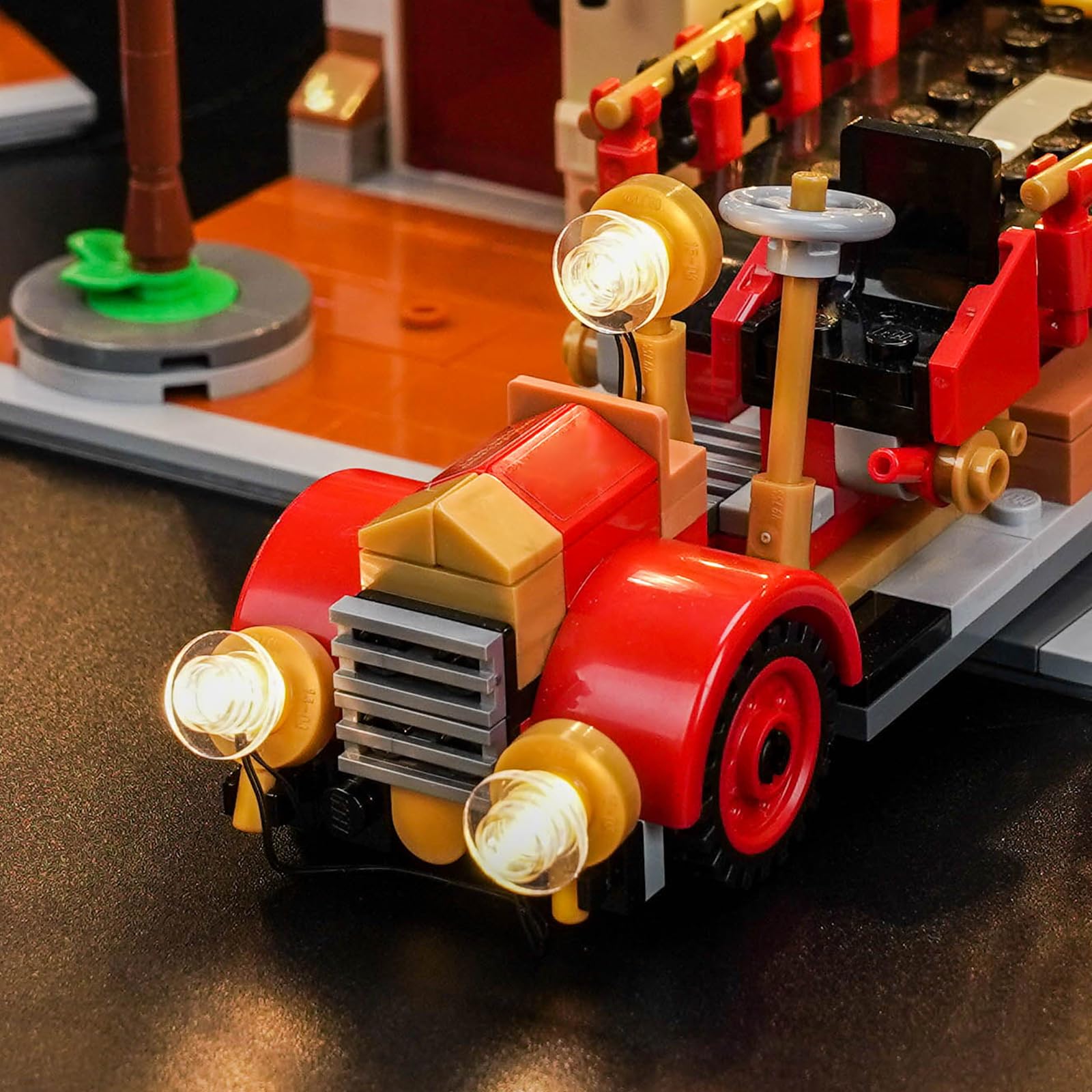 Set di luci a LED compatibile con Lego 43302 Main Street, U.S.A. (senza modello), set di illuminazione decorativa compatibile con Lego Main Street, modello di mattoncini U.S.A
