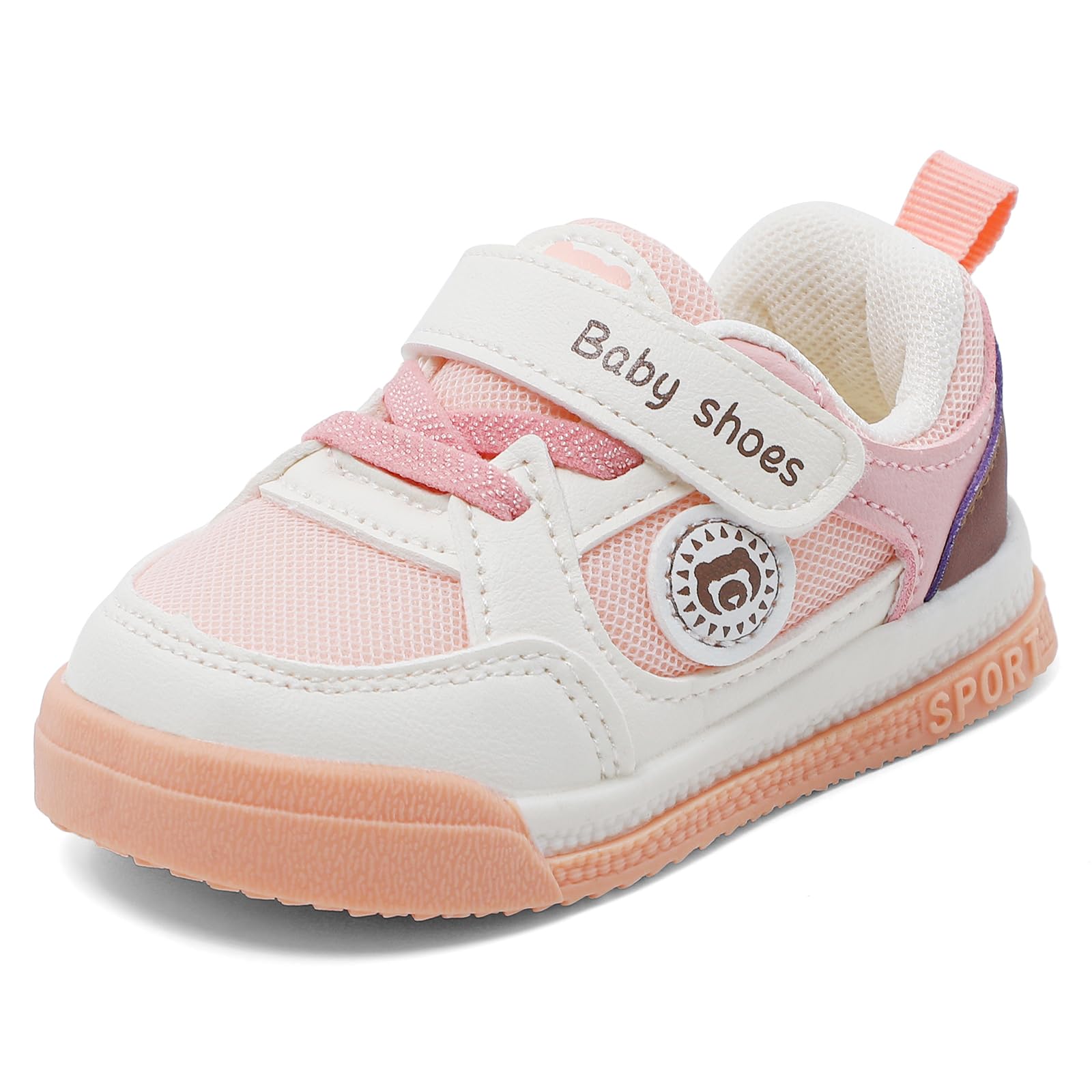 MASOCIO Chaussure Bébé Garçon Fille Chaussures Premiers Pas Semelle Caoutchouc Souple Antidérapant