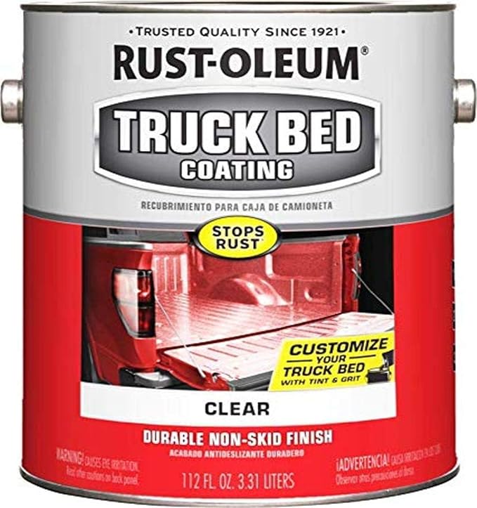 RustOleum 340451 Automotive Truck Bed Coating, 1 Gallon, Clear, Spray Paint Amazon Canada