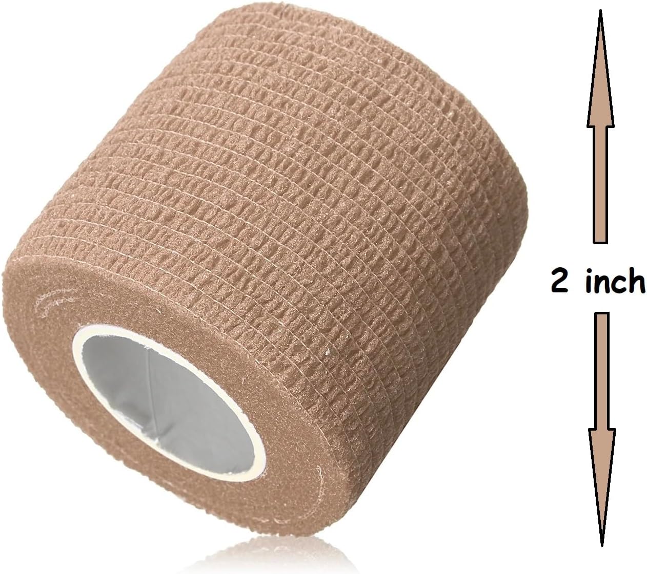 Pet Bandage 21 Feet Longer Tape Bulk Packs Dog Cat Horse Goat Pig Any Animal Vet Wrap (2 inch - 25 Rolls)