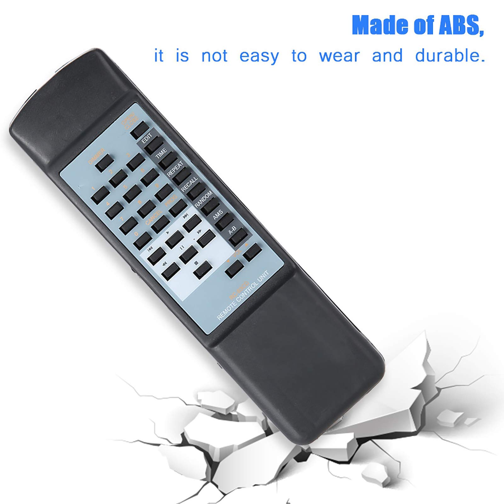 Universal Audio System Remote Controller Replacement CD Player Handheld Control with 8M Control Distance for MARANTZ CD63SE CD67SE CD48SE RC-63CD RC-48CD - Image 2