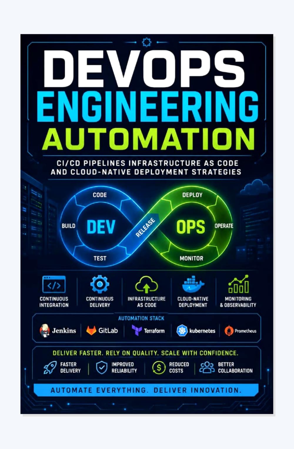 DEVOPS ENGINEERING AUTOMATION CI/CD: pipelines infrastructure as code and cloud-native deployment strategies