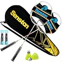 Senston Carbon Composite Badminton Racket Set of 2 90g Lightweight gallery image