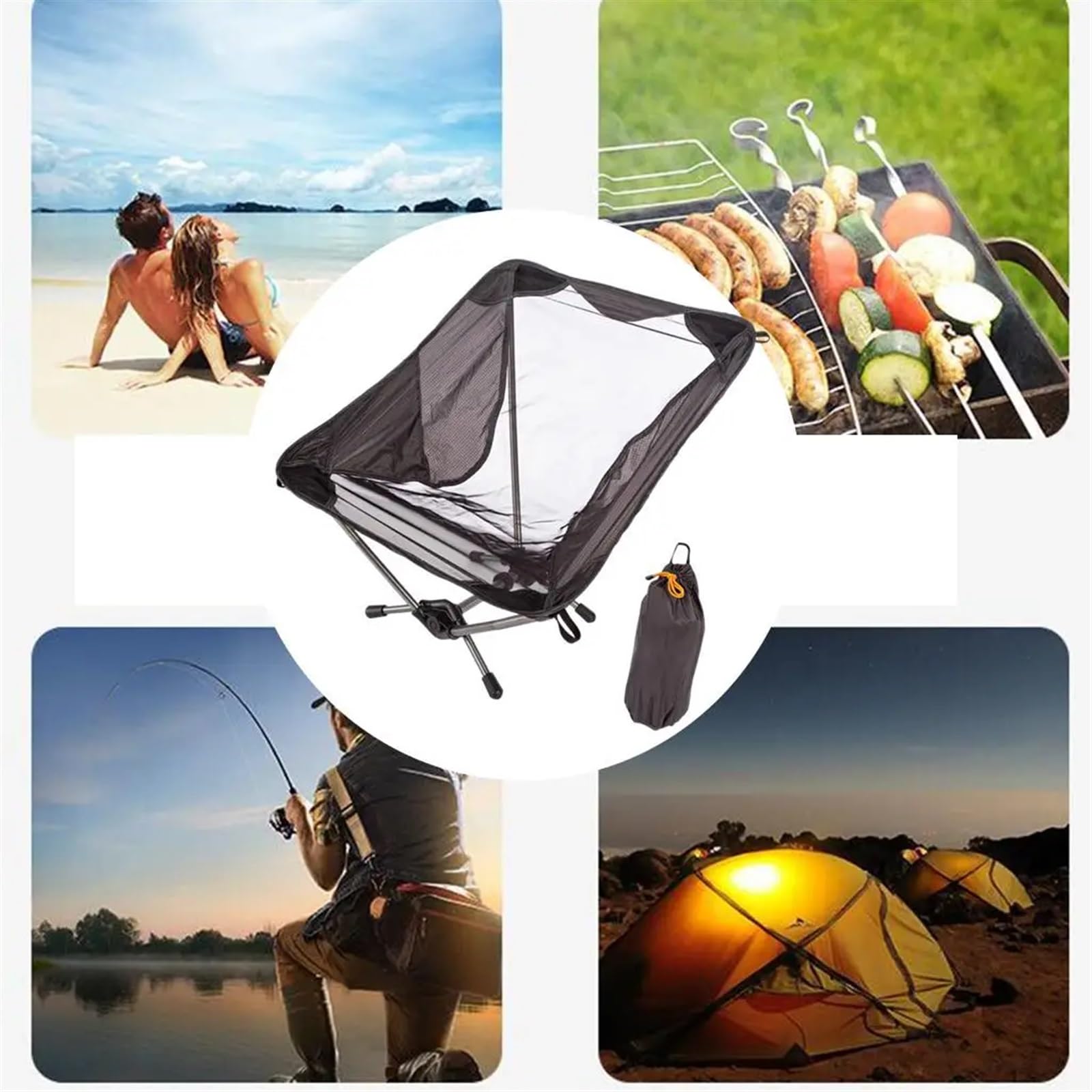 Campingstuhl Reise Licht Klappstuhl Outdoor Camping Tragbare Picknick Angeln Sitz Freizeit Angeln Festival Strand Stuhl Möbel