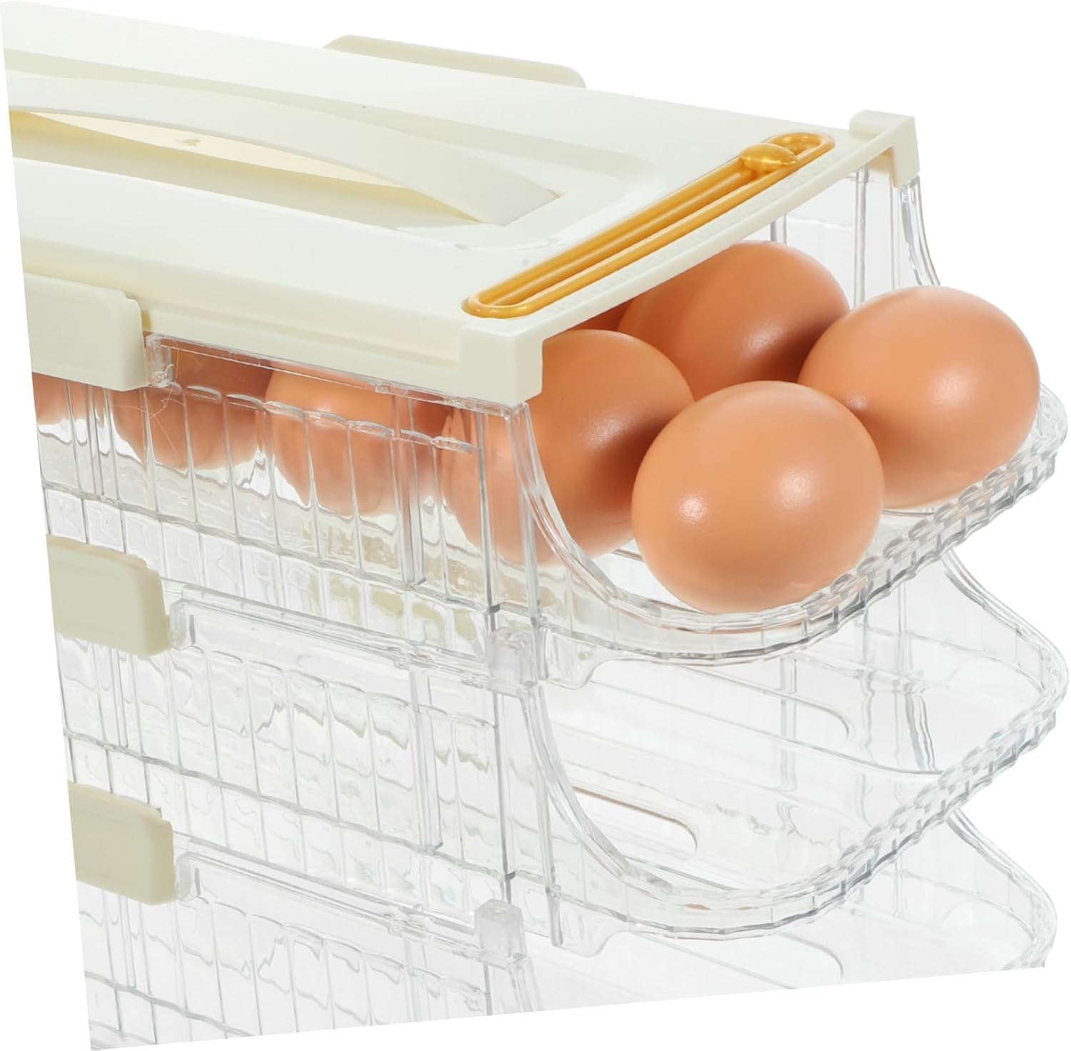 Generic Holder Refrigerator Dispenser Automatic Rolling Organizer for Kitchen Fridge Design