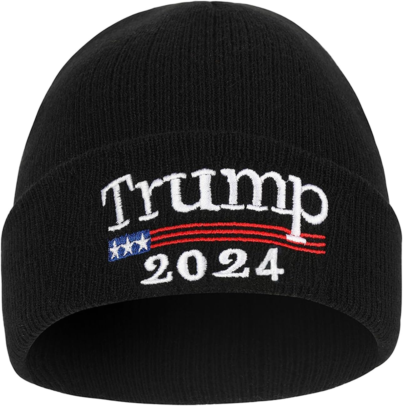 BSMTEBNTrump 2024 Beanie Hats Make America Great Again Hat Donald Trump USA MAGA Cap Ski Winter Knit Hats for Men Women