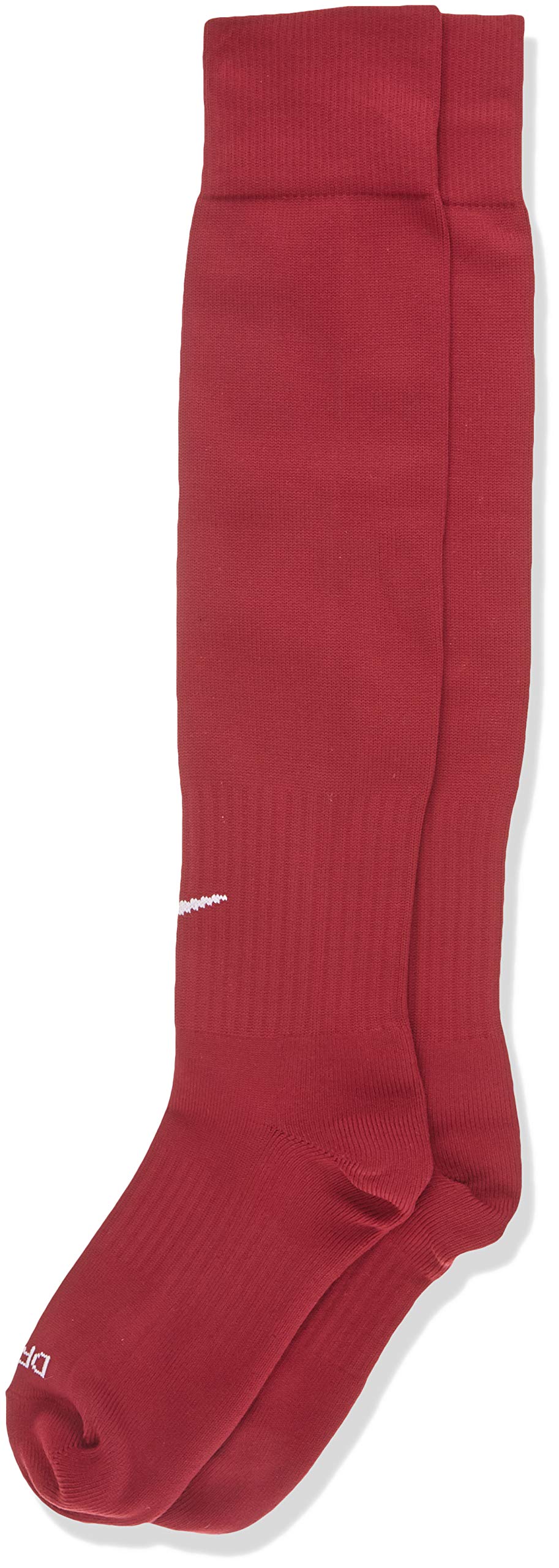 Nike U NK Classic II Cush OTC -Team Men's Socks, Maroon/White, M