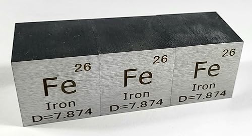 Miniatura 168 de Cubo de metal cobalto de 0.39 pulgadas (0.394 in) hasta un 99.9% puro elemento de tabla periódica de densidad grabada, colección de bloques