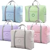 5PCS Travel Bags: Foldable Duffle Bags for Short Trips, Carry On, Sports, Gym, or Overnight Use