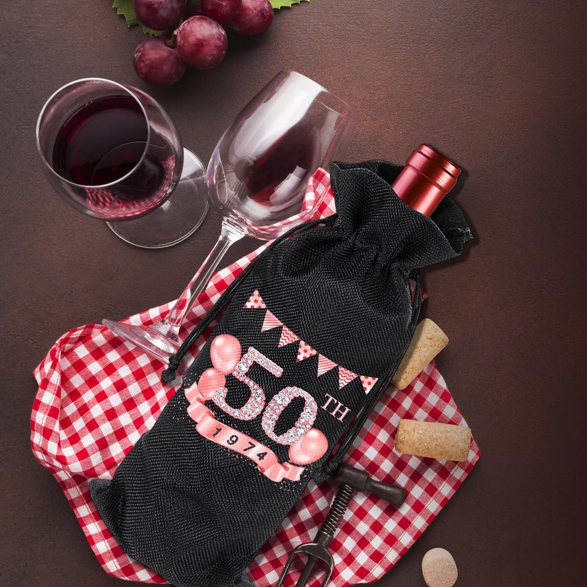 50歳の誕生日 ワインバッグ Back in 1973 誕生日プレゼント ワインバッグ レディース メンズ 誕生日パーティー用品 装