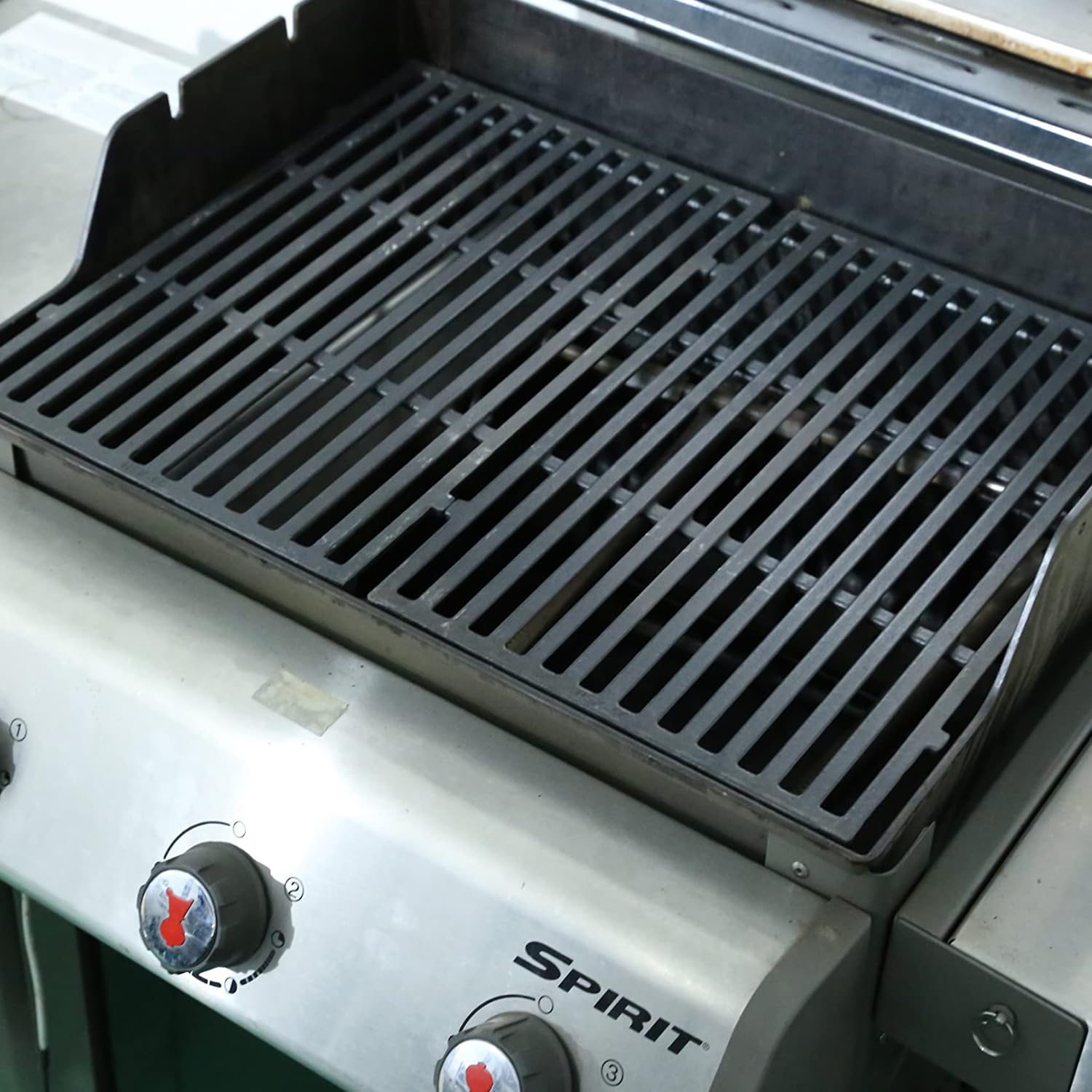 MGiessca 7638 Grillrost für Weber Spirit 300 Series, 44,5 x 30 cm Gussrost für E310 E320 E330 SP310