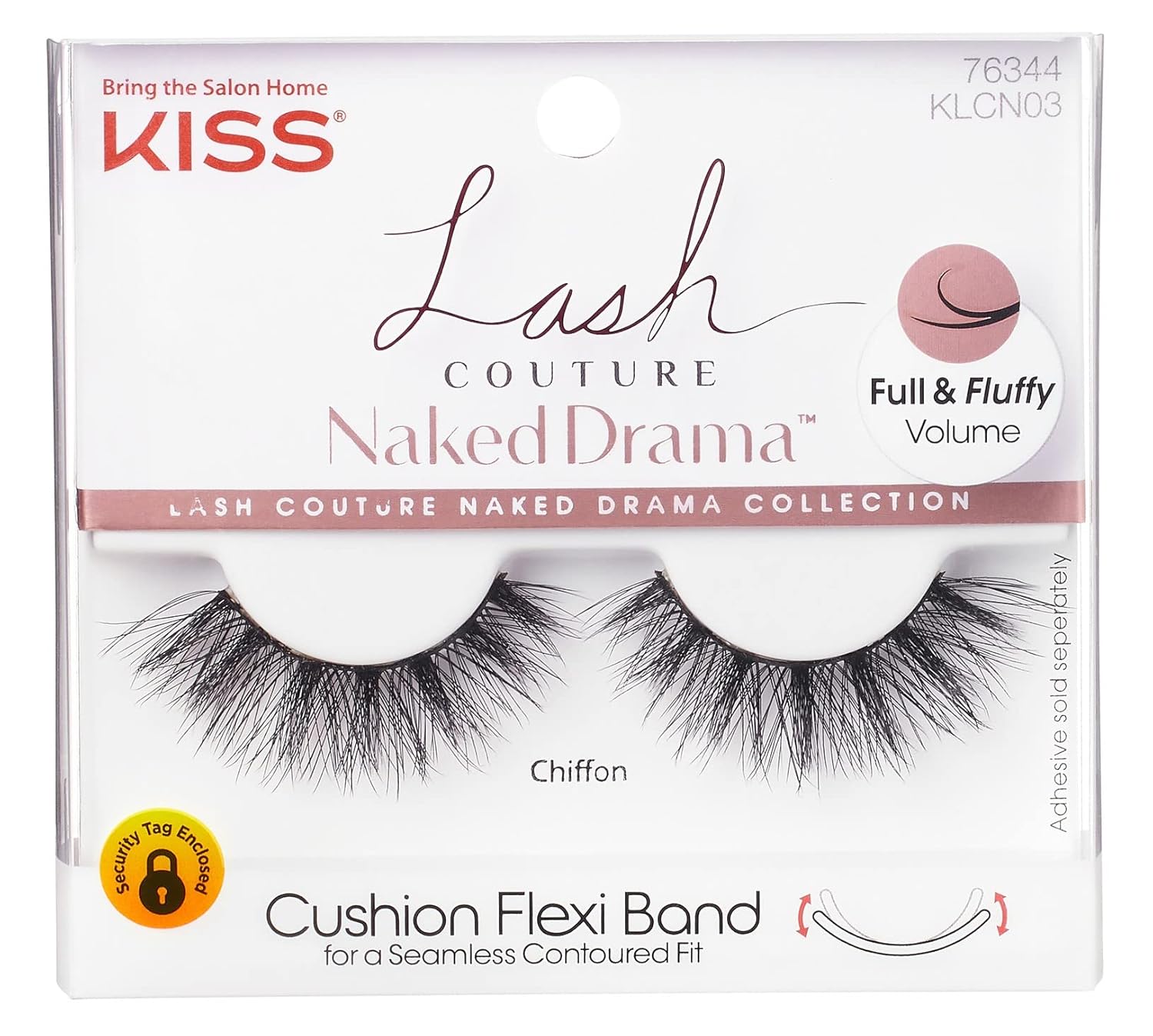 Kiss Lash Couture Naked Drama Chiffon (Pack of 6)